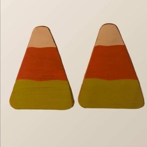 Set of 2 Candy Corn decor
